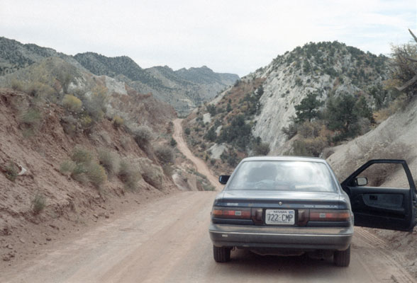 deciding to take a 'shortcut' through kodachrome state park