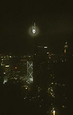 skyline at night