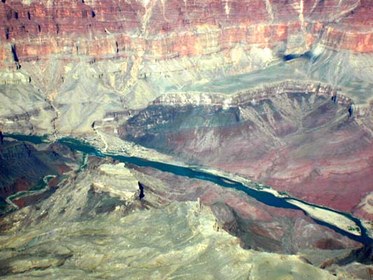 grand canyon river bed