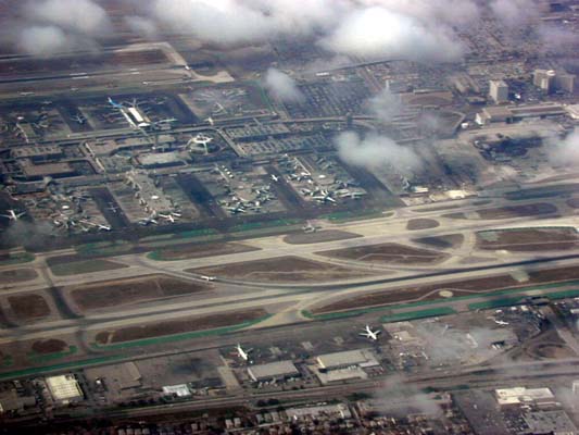 over LAX