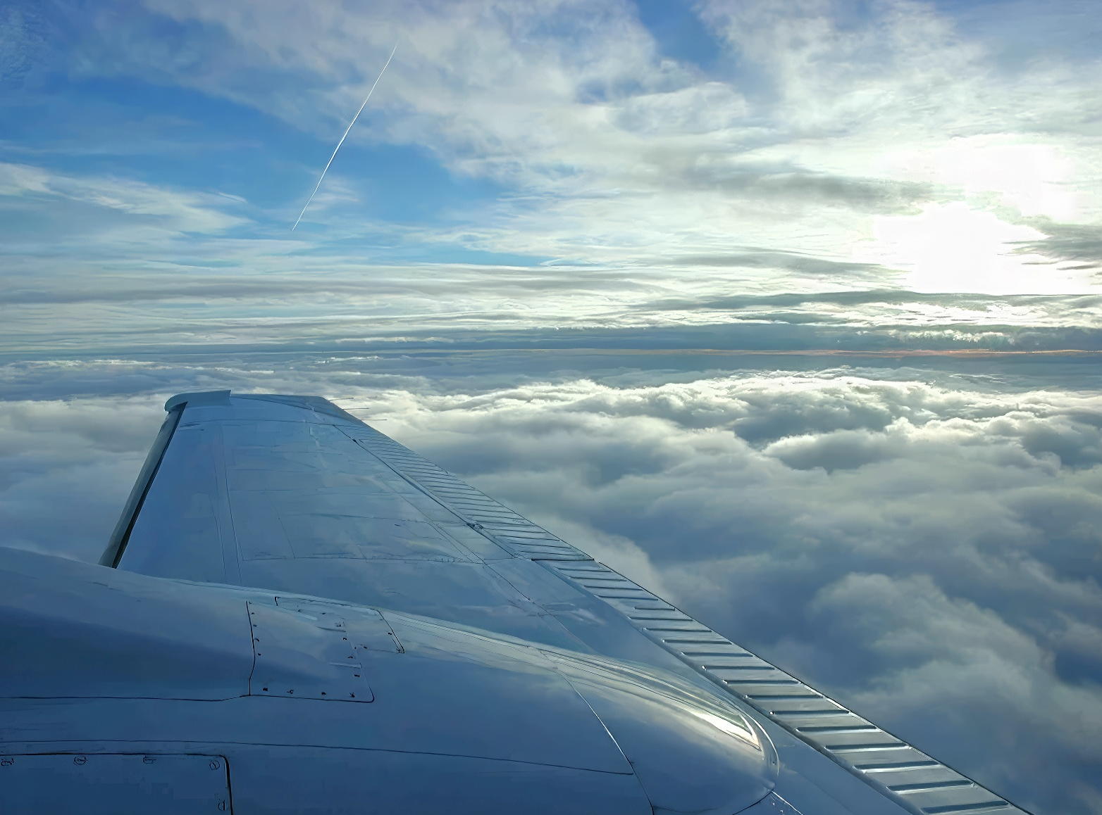 Above the clouds