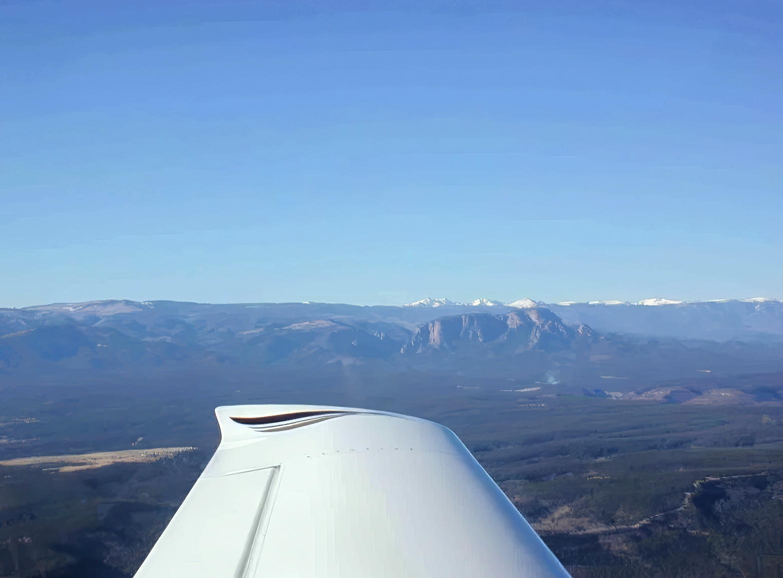 On the eastern side of the Santa Fe Mountains, heading north