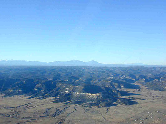 over the desert