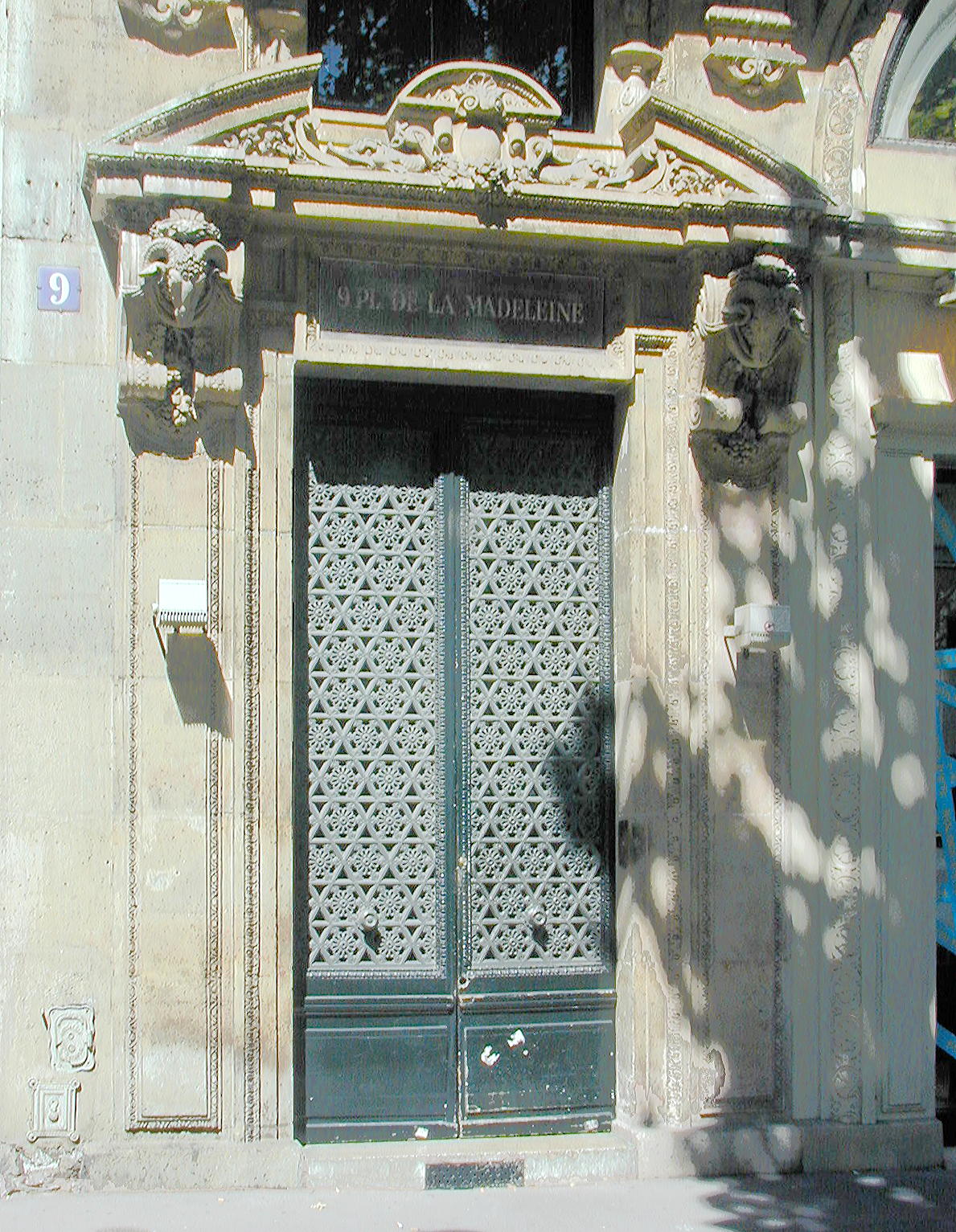 Marcel Proust's residence at 9 Pl. de la Madeleine