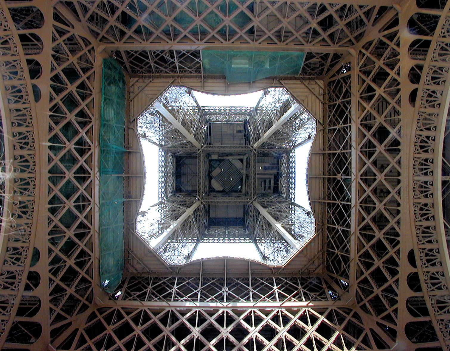 Eiffel Tower - the inner view