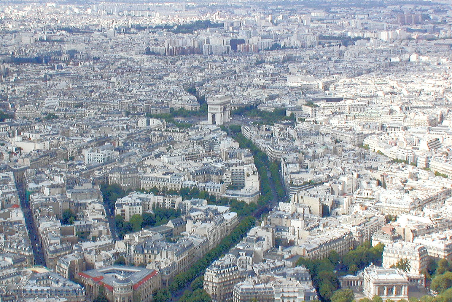 The Arc de Triomphe