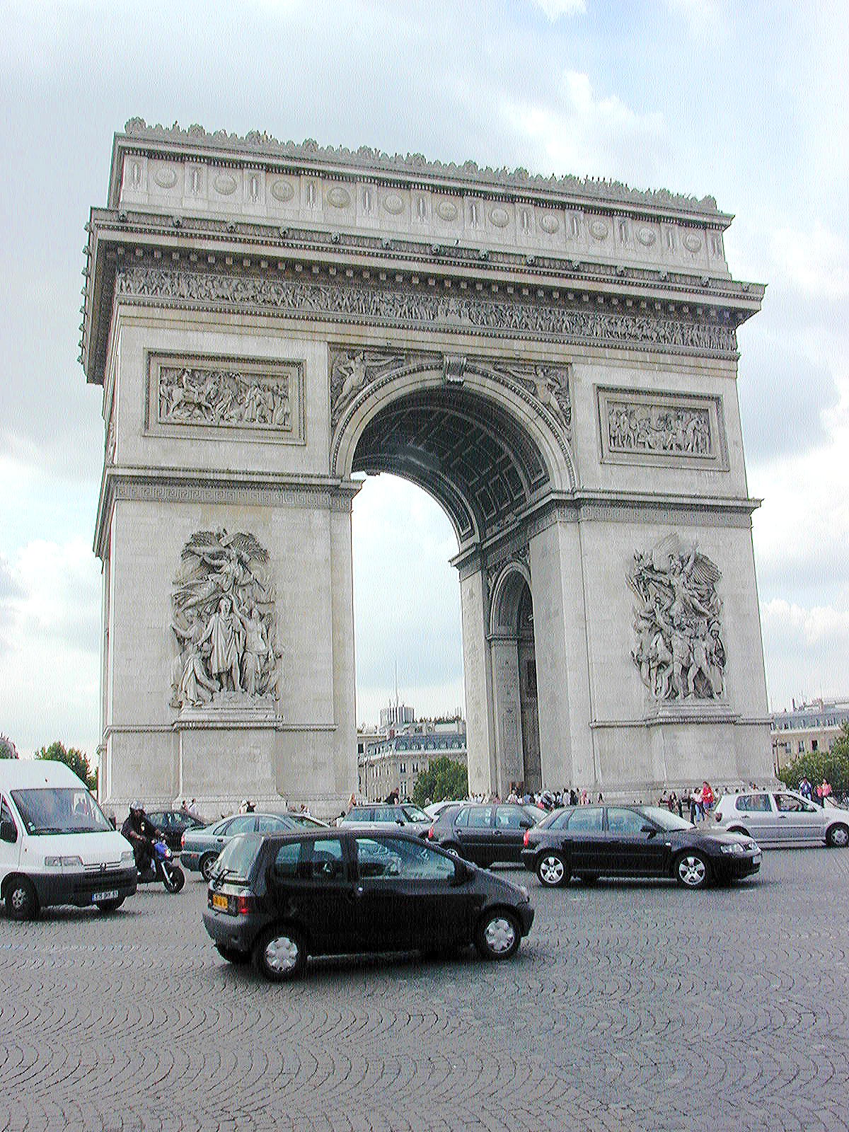 The Arc de Triomphe