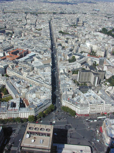 up the rue de rennes to the seine