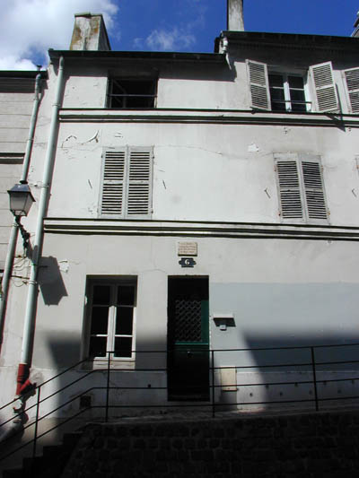 erik satie's home on rue cortot