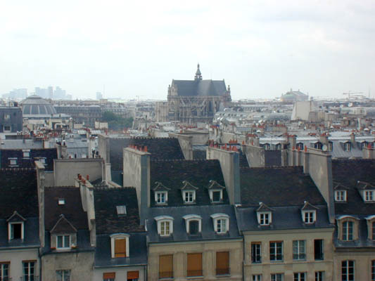 the rooftops of paris