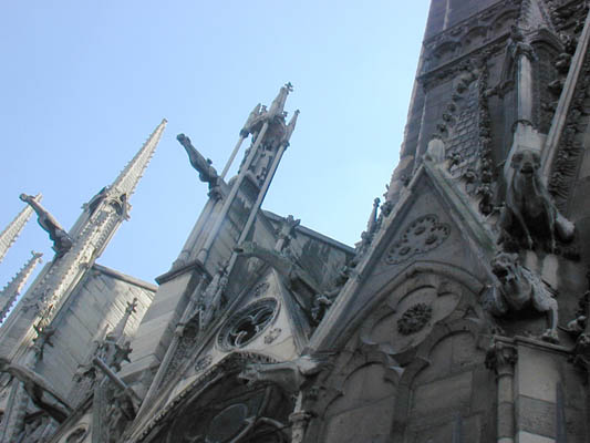 a closer look at the gargoyles