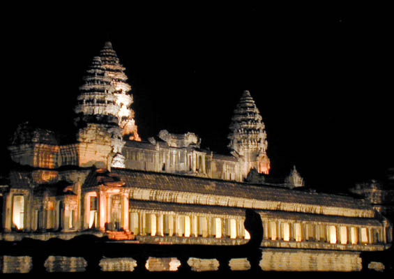 angkor lit up for les nuits d'angkor