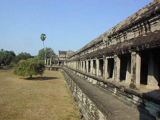 one wing of the temple