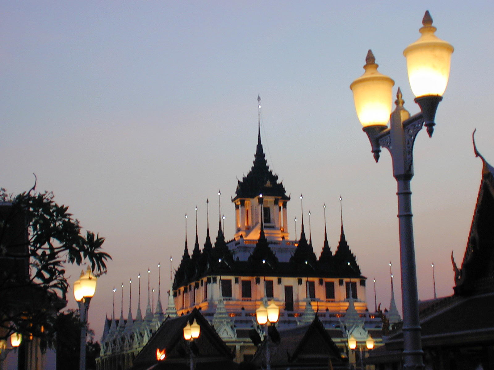 Magical twilight scene