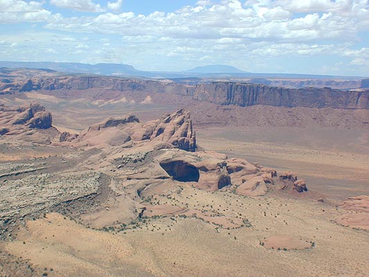 entering monument valley