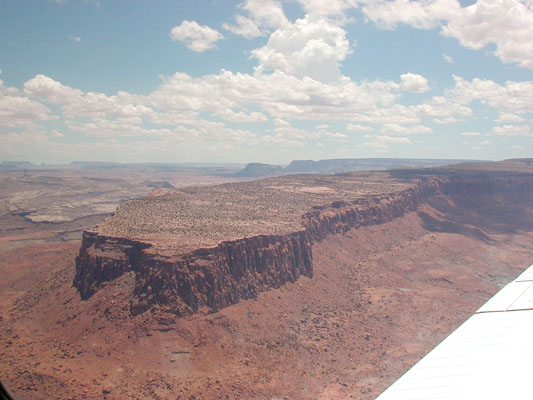 a mesa up close