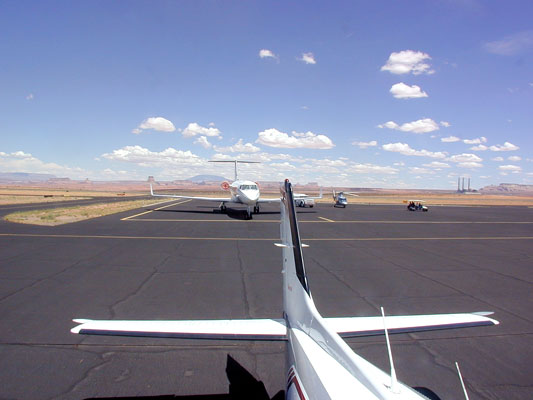 refuelling at page, arizona