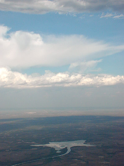clouds above, clouds below