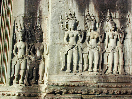 temple carvings of angkor