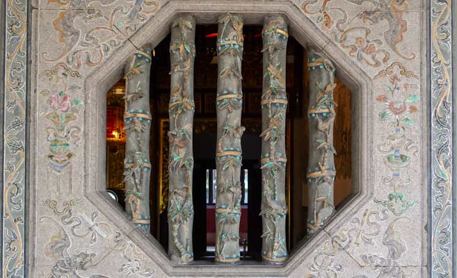 elaborate window decoration