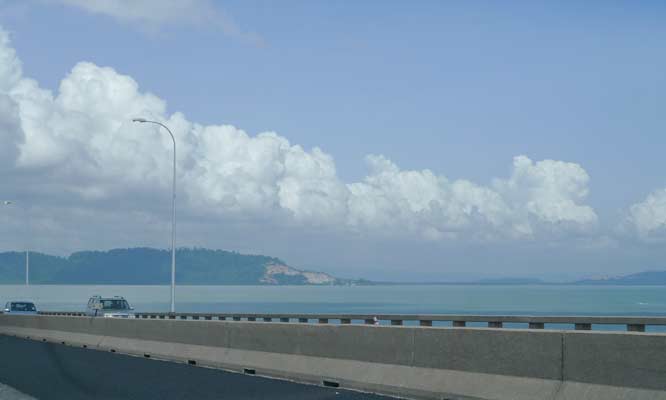 leaving penang by way of its 8.2-mile bridge