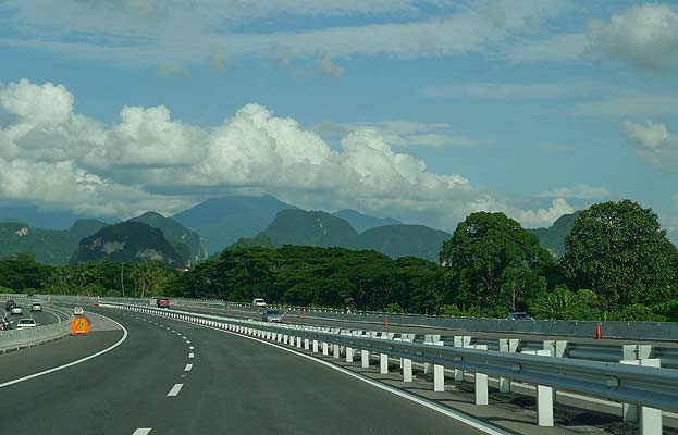 limestone hills in the highlands